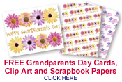 free Grandparents Day clip art and cards