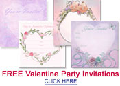 free valentine party invitations