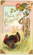 Thanksgiving-hunter-turkey-vintage-card