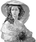 vintage-woman-large-hat-black-and-white-clip-art