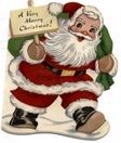 Santa-Claus-carrying-sign-sack-vintage-Christmas-card