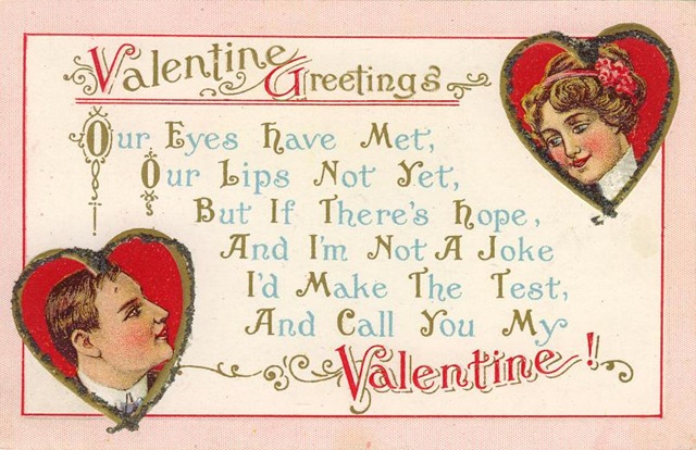 Free Vintage Valentine's Day Cards: Romantic Couples