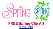 free spring clip art