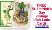 free vintage St. Patrick's Day Irish lads cards