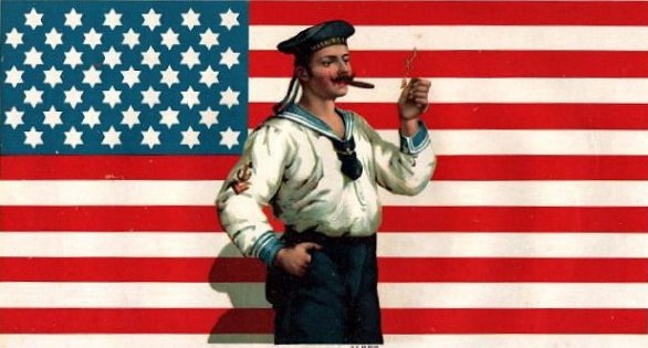 vintage american flag clip art free - photo #44