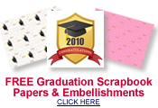 free graduation scrapbook papers and embellishments
