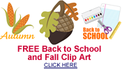 free back to school and fall clipart