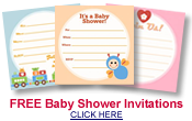 free printable baby shower invitations