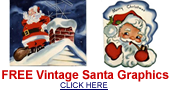 free vintage Santa graphics