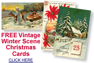 antique toy vintage Christmas cards