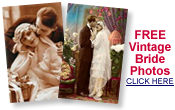 free vintage brides photos