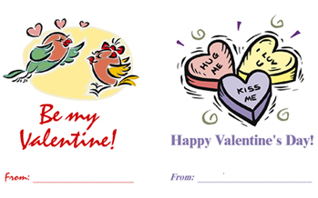Free Valentine’s Day Cards for Kids
