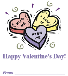 Valentine cards sample