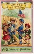 july-4th-American-flag-children-drum