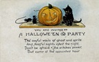 vintage-Halloween-black-cat-mice-pumpkin-party-invitation