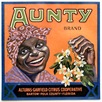 vintage fruit crate labels Aunty Brand Alturas-Garfield Citrus Cooperative