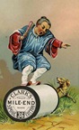 free vintage clip art Chinese man Clarks thread and dog