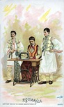 free vintage clip art Romanian men