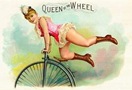 free vintage clipart queen of the wheel