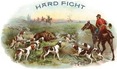 free vintage dog art hard fight hunting scene