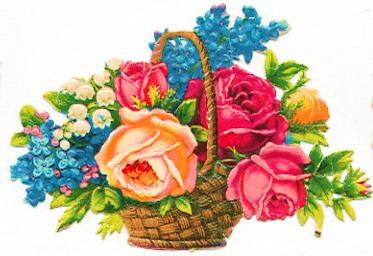 free victorian flower clip art - photo #23
