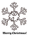 Snowflake 2 coloring page