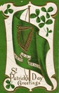 St. Patricks Day flag erin go bragh shamrocks