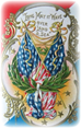 vintage July 4th clipart--American flag 