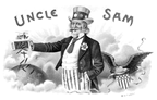 vintage Uncle Sam patriotic clip art