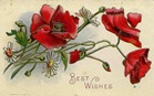 free vintage mothers day cards red poppies