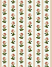 vintage flowers scrapbook paper pink roses and stripes